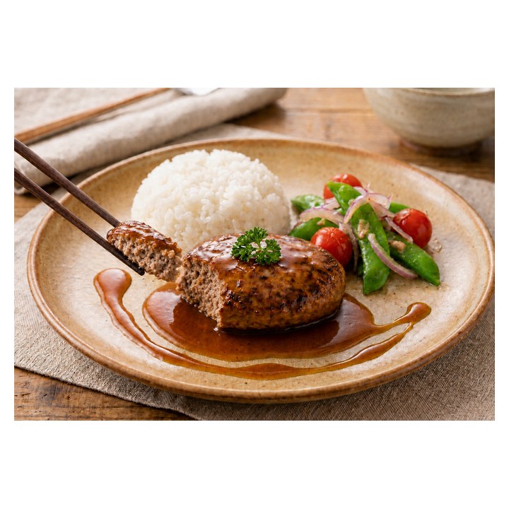 照焼ソースハンバーグ