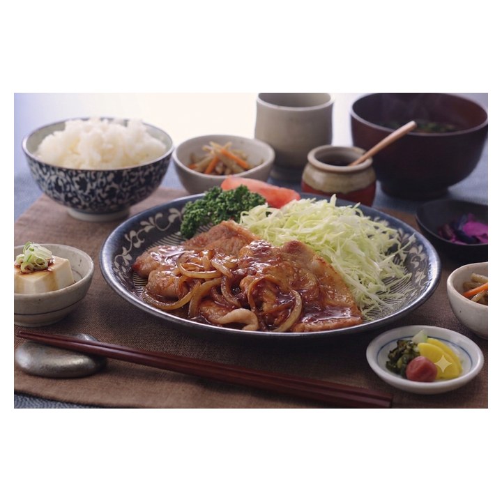 鹿児島県産黒豚ロース肉の生姜焼き